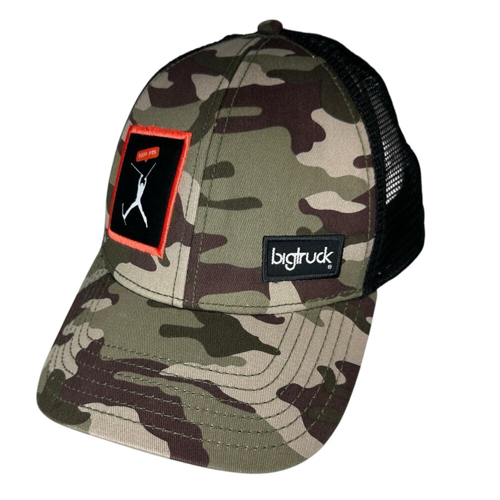 Bigtruck Cap Camo Trucker Hat Snapback 58 Cm 5000 PTS Patch Mesh Back